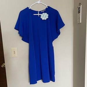 Hopes Backyard Barbecue Dress - Royal Blue Medium